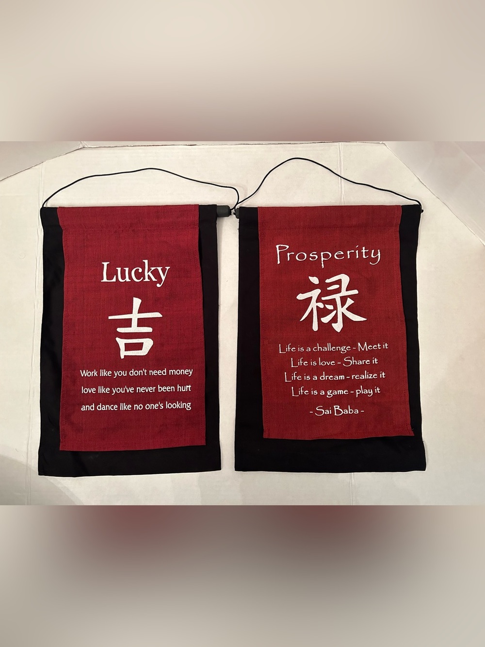 Pair of Inspirational wall decor